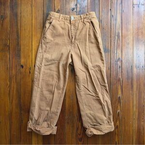 Free people roll cuff trousers